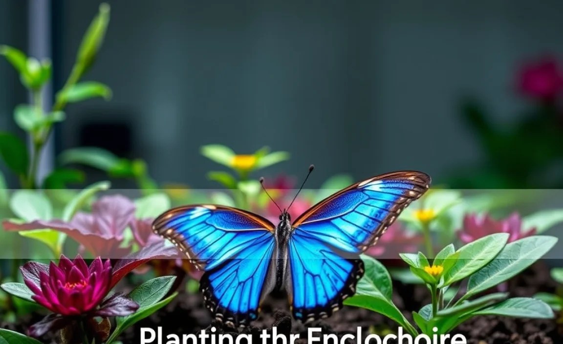 Planting the Enclosure for Blue Morphos