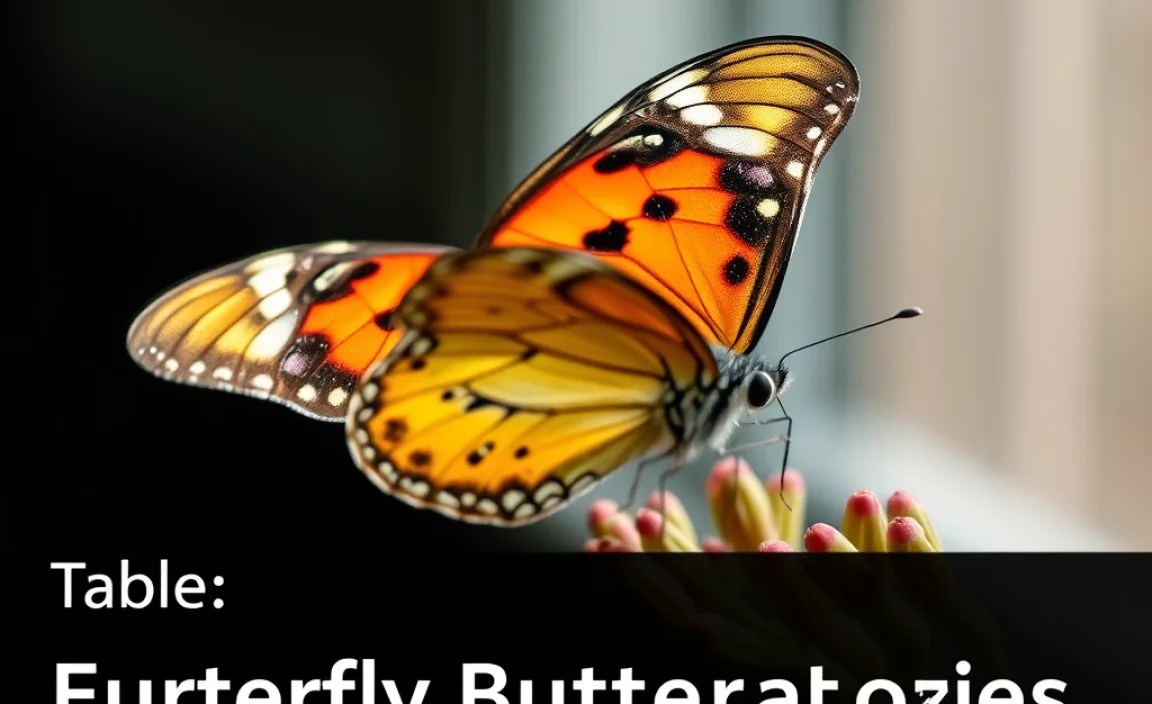 Table: Butterfly Conservation Tips