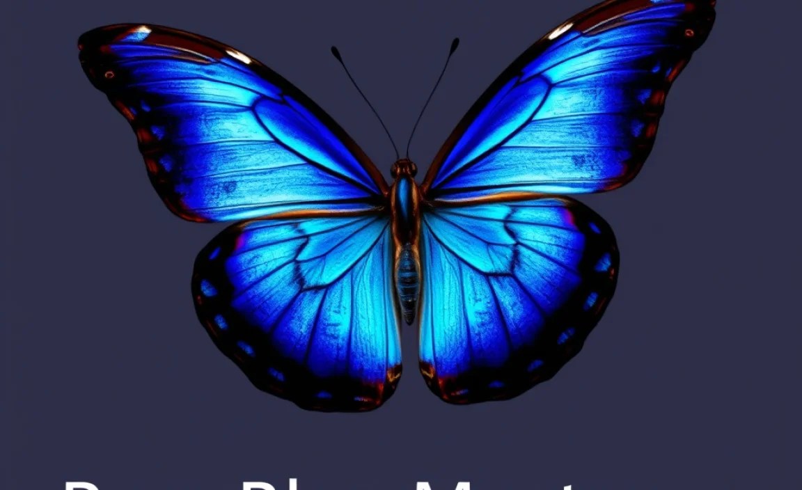 Unique Patterns in Rare Blue Morpho Species