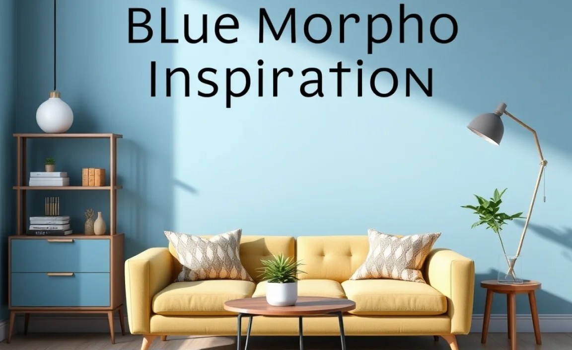Using Blue Morpho Colors in Design