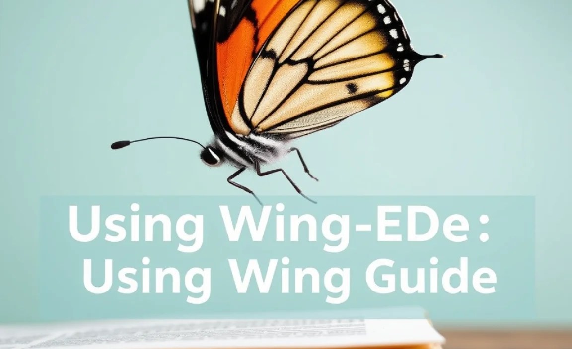 Using Wing Edge in Field Guides