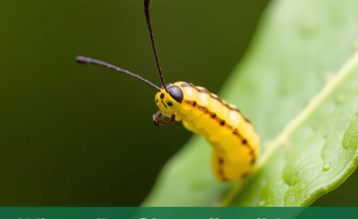 Where Do Glasswing Butterfly Larvae Live?