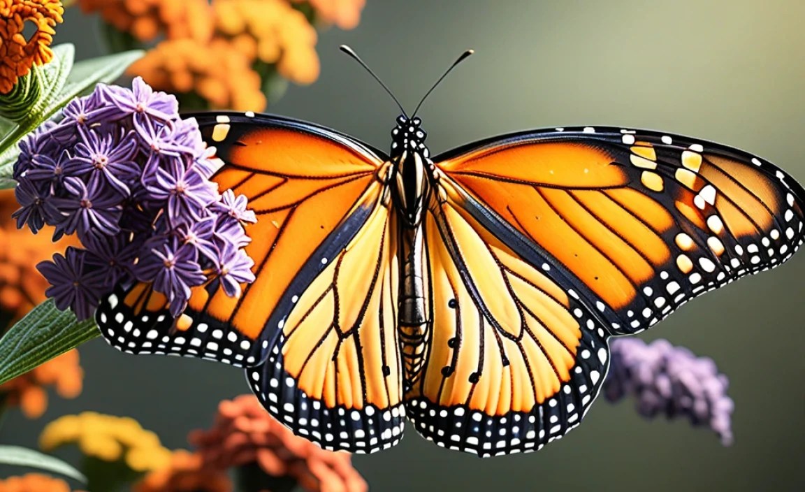 Common Monarch Butterfly Color Variations