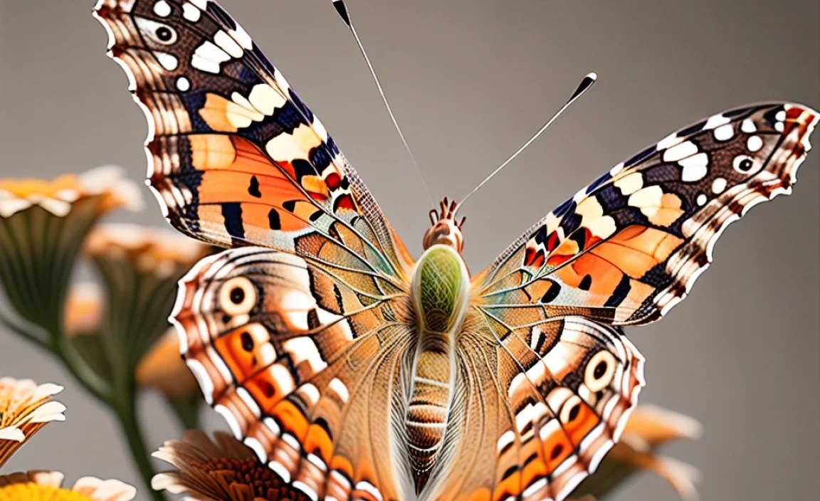 Identifying Painted Lady Butterfly Characteristics