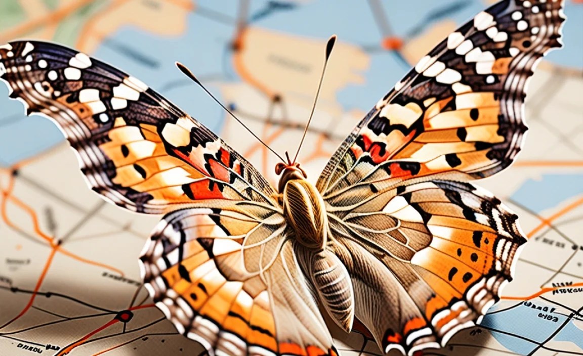 Understanding the Painted Lady Butterfly Map US