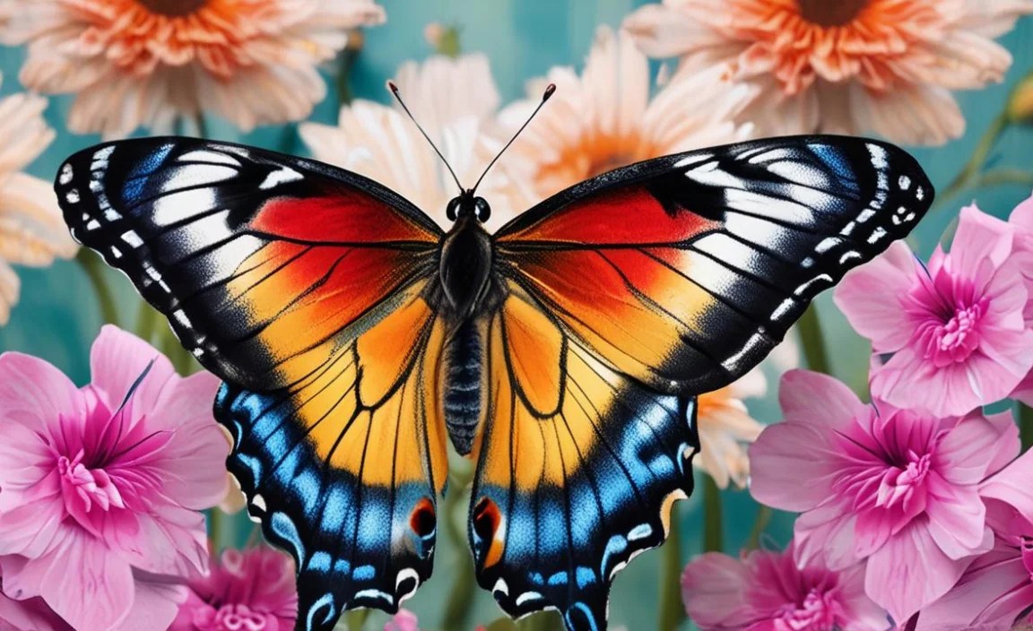 Butterfly Identification Table by Color