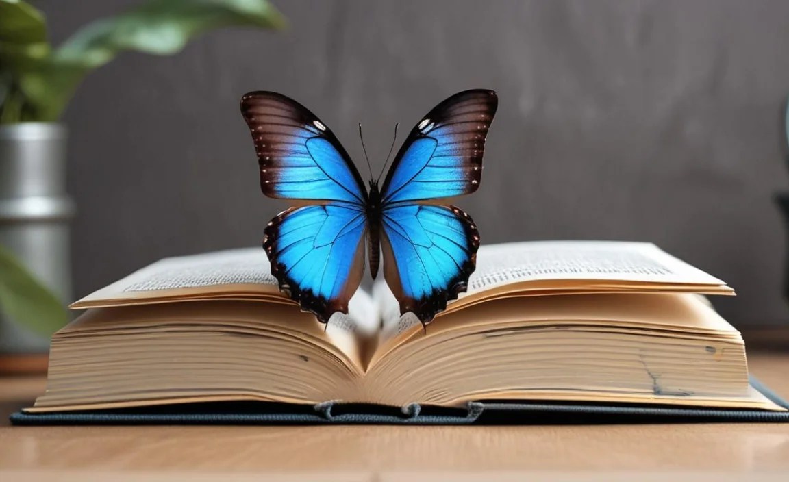 Choosing the Right Blue Morpho AR Book