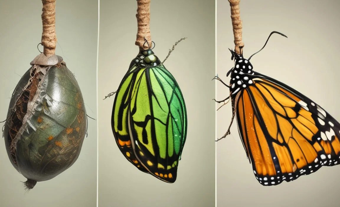 Key Differences Between Butterfly Cocoons and Chrysalises