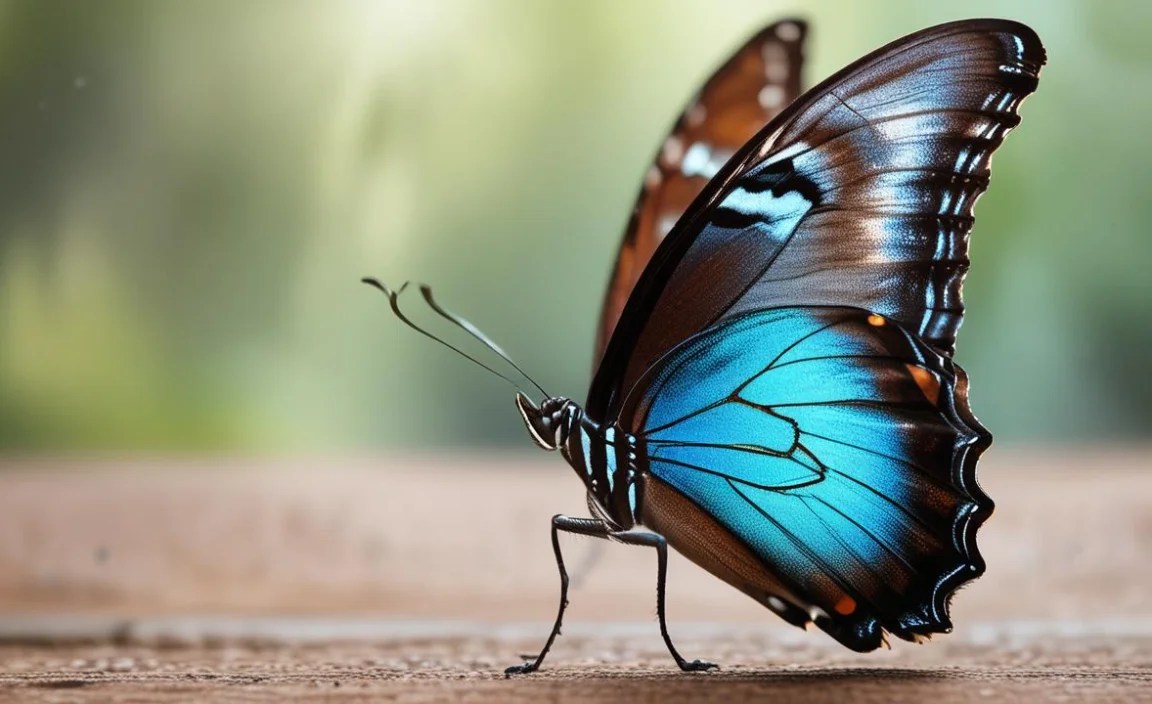 Sculpting Blue Morpho Butterflies