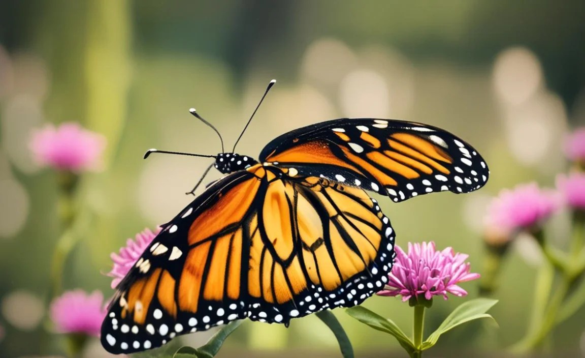 3. How can I identify a monarch butterfly?