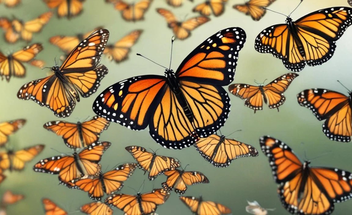 Monarch Butterfly Migration: A Generational Relay Race