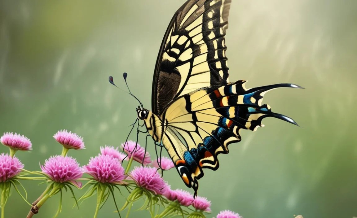 Zebra Swallowtail (Eurytides marcellus)