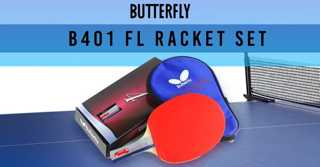 Butterfly B401 Racket Set Butterfly Table Tennis