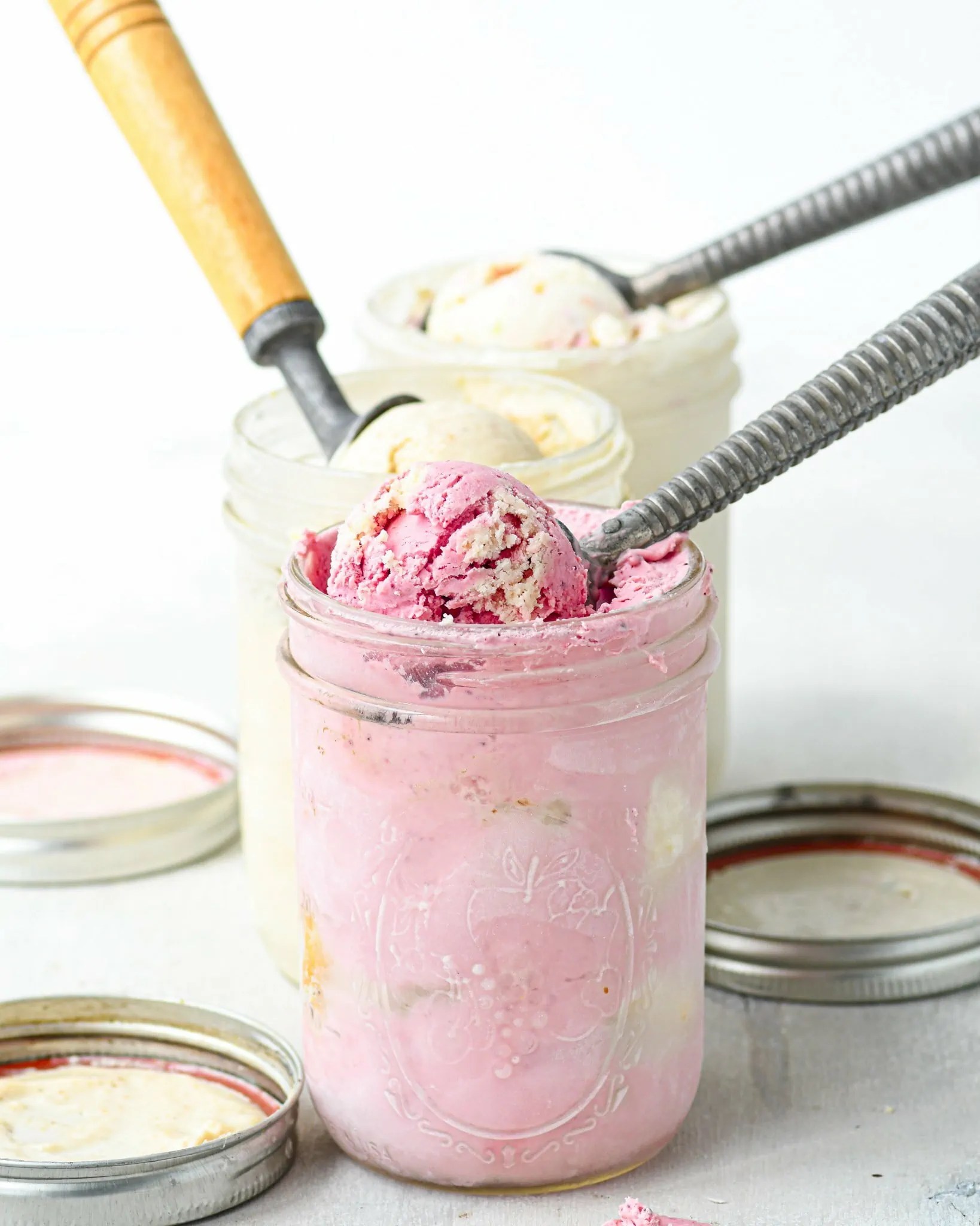 1 Pint Mason Jar Ice Cream Buttermilk by Sam
