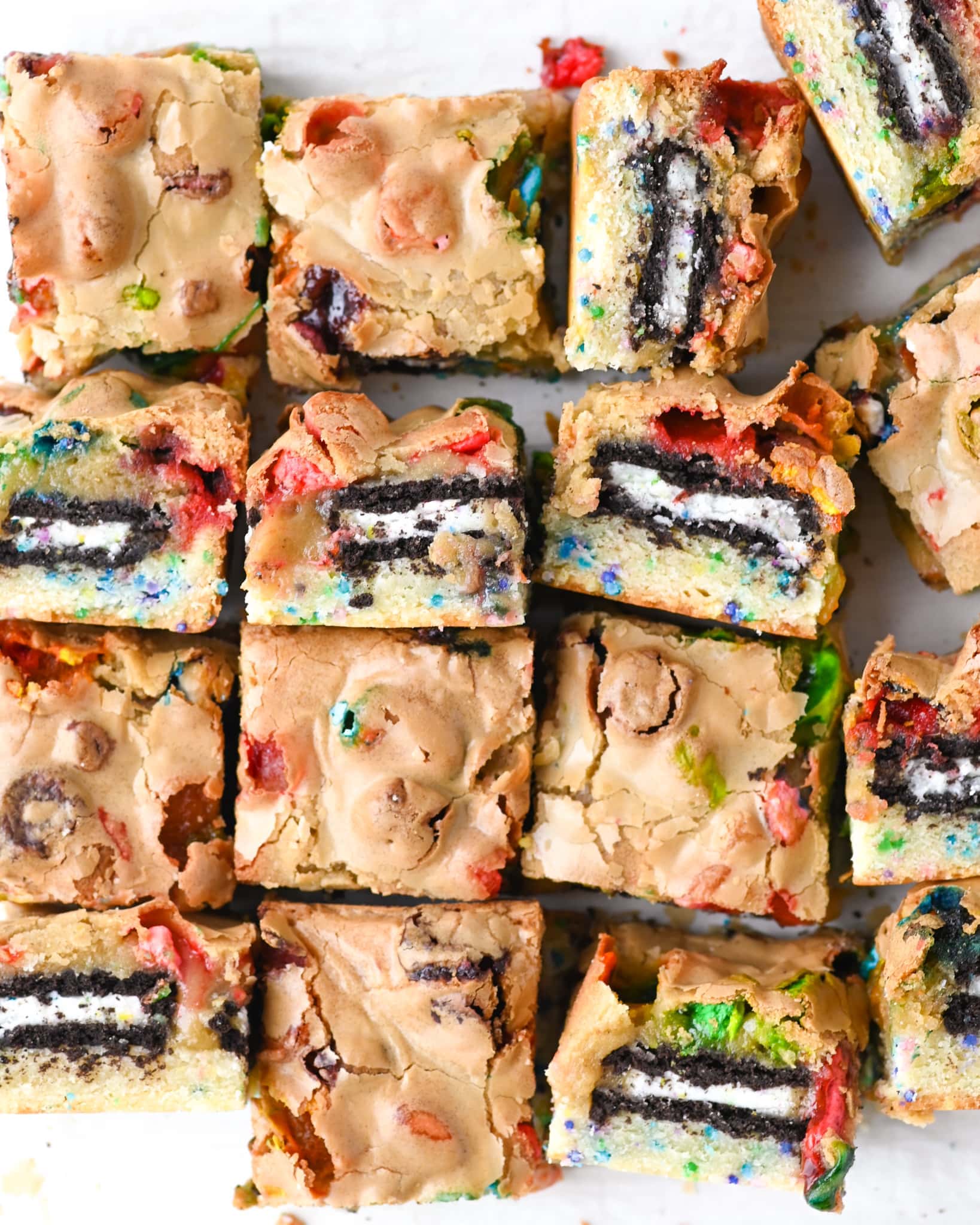Rainbow Shortbread Oreo Blondie Bars Buttermilk by Sam