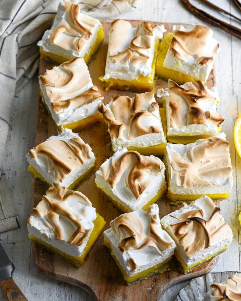 Lemon Meringue Bars Buttermilk by Sam