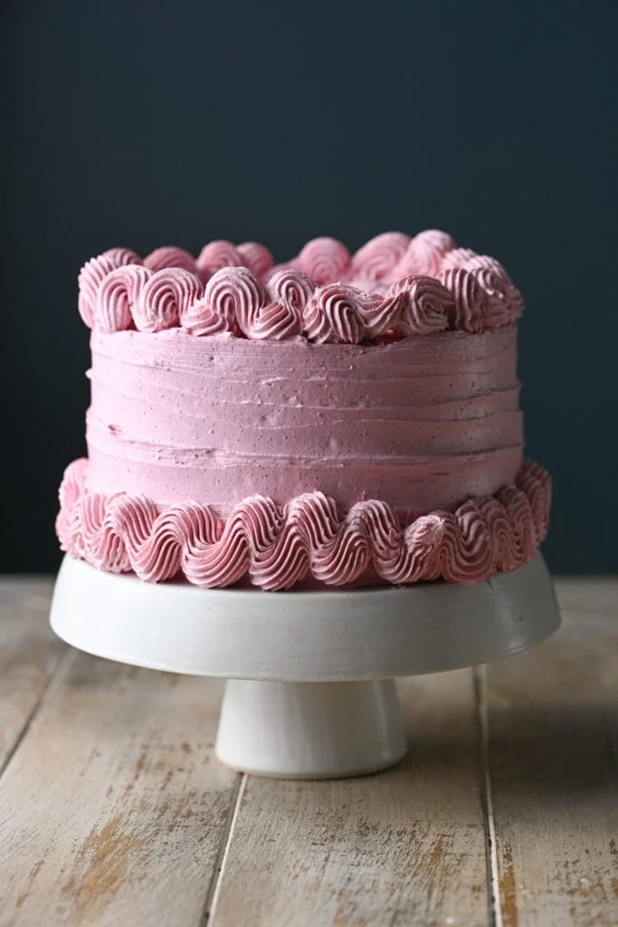 Raspberry Swiss Meringue Buttercream Buttermilk by Sam