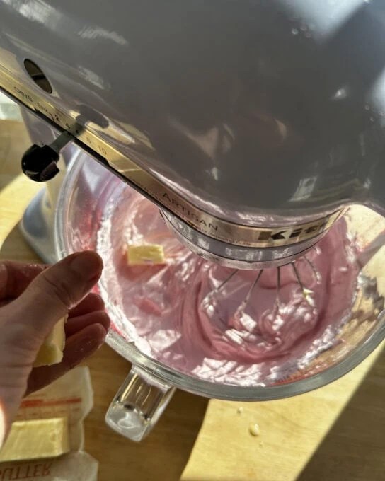 Raspberry Swiss Meringue Buttercream Buttermilk by Sam