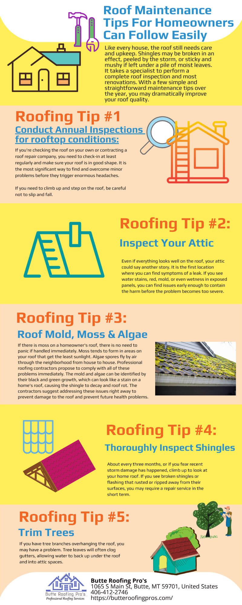 5 Roof Maintenance Tips for Homeowners Can Follow Easily Butte