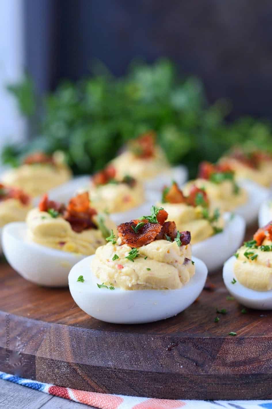 Chipotle Bacon Deviled Eggs RecipeButter Your Biscuit