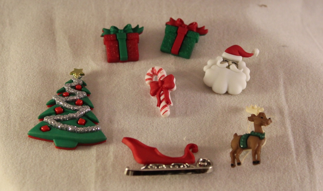 Dress It Up Buttons Christmas Eve Button Box Devon
