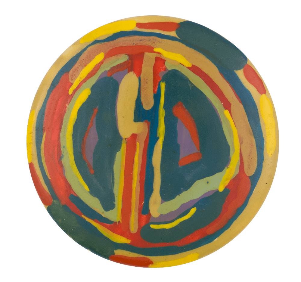 Hand Painted Five Busy Beaver Button Museum