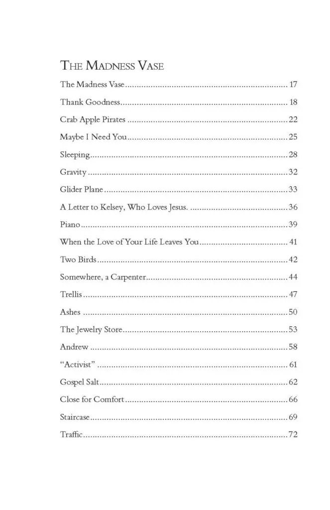 The Madness Vase Button Poetry