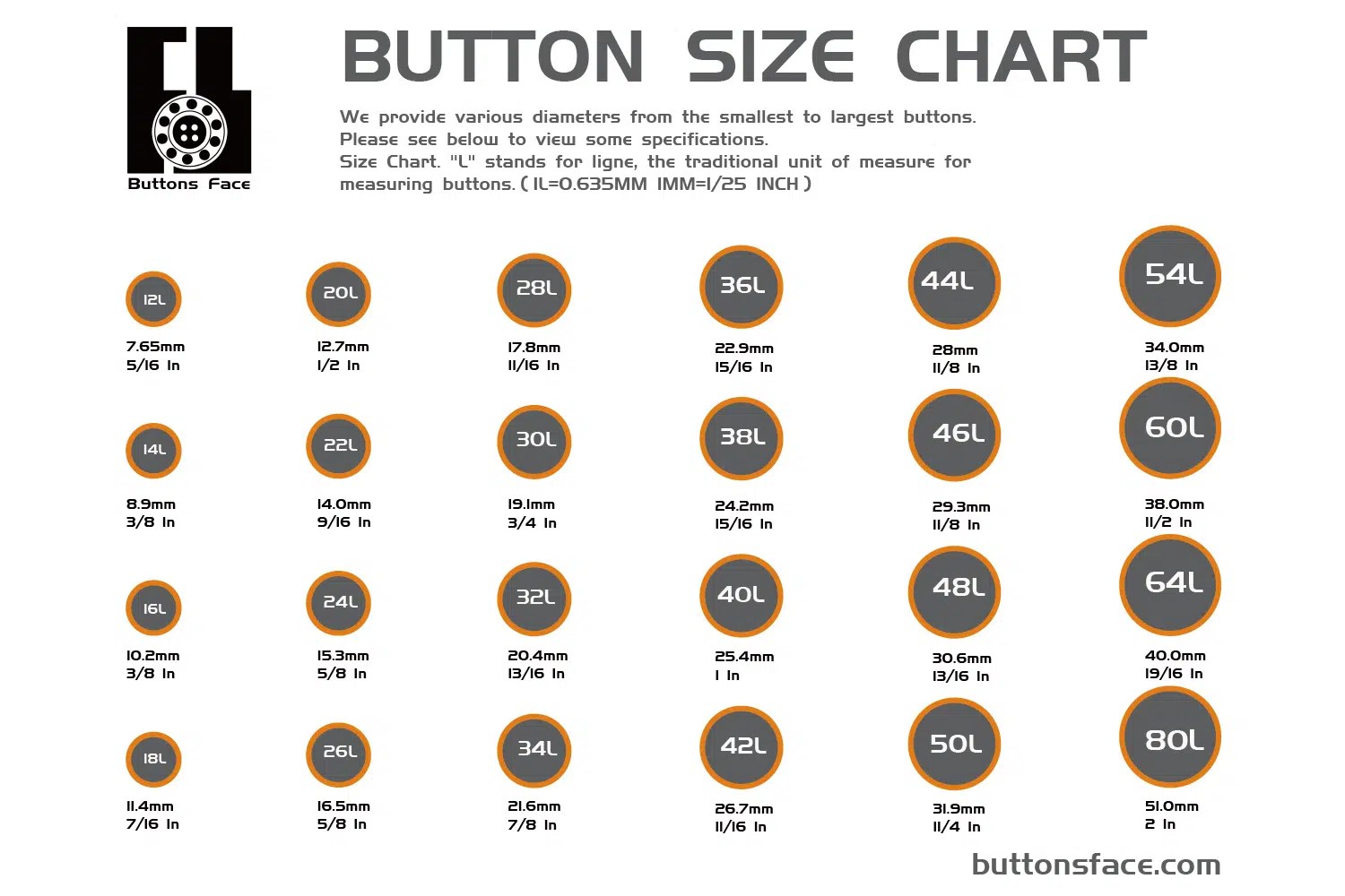 Pearl Snap Buttons Unique Price & Custom Size 16L20L