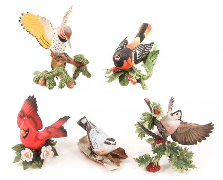 Lot Detail LENOX PORCELAIN BIRD FIGURINES LOT OF 5