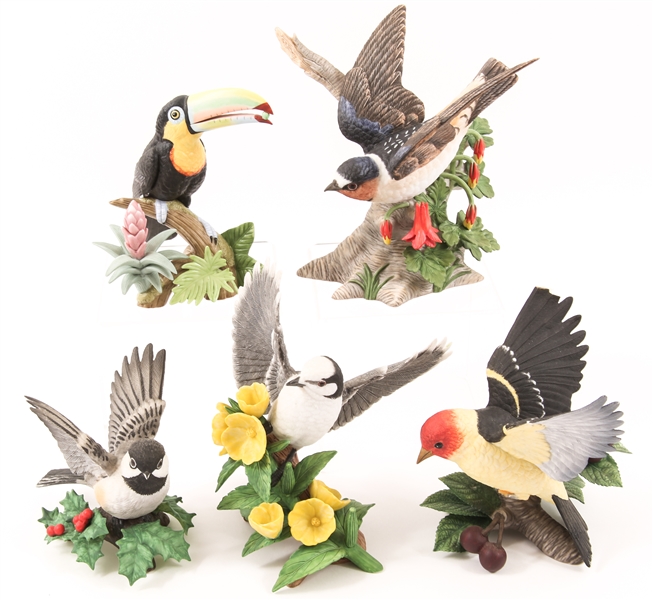Lot Detail LENOX PORCELAIN BIRD FIGURINES LOT OF 5