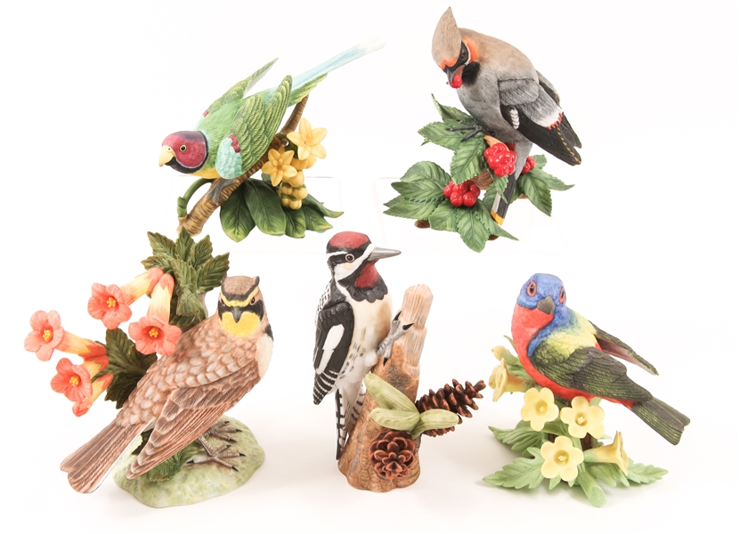 Lot Detail LENOX PORCELAIN BIRD FIGURINES LOT OF 5