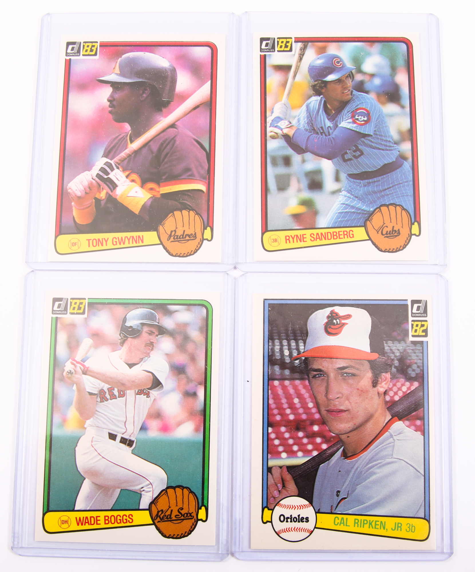 Lot Detail BETTER 1982 DONRUSS BASEBALL CARD SET LOT OF 4