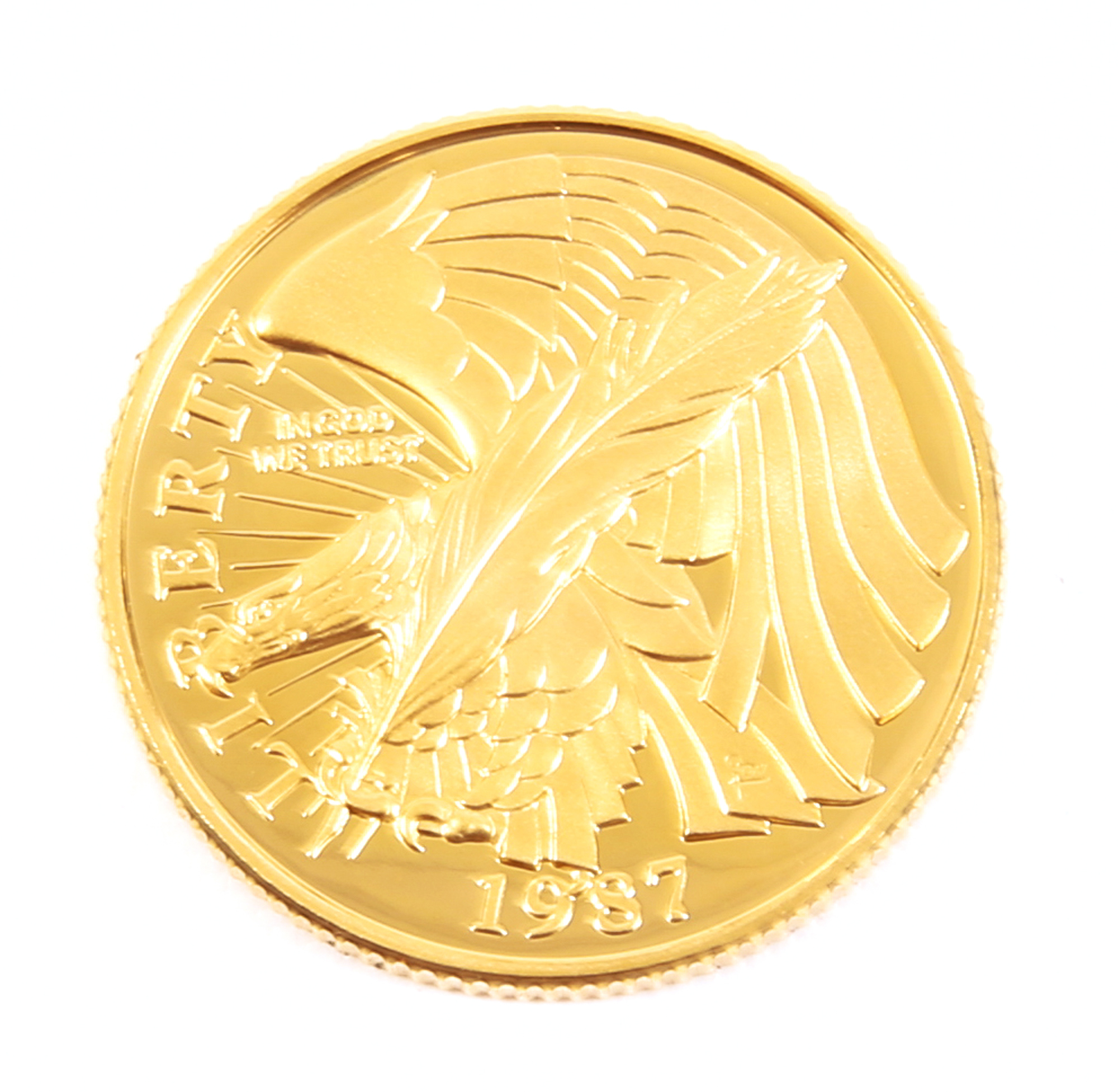 Lot Detail 1987 U.S. 5 CONSTITUTION BICENTENNIAL GOLD COIN