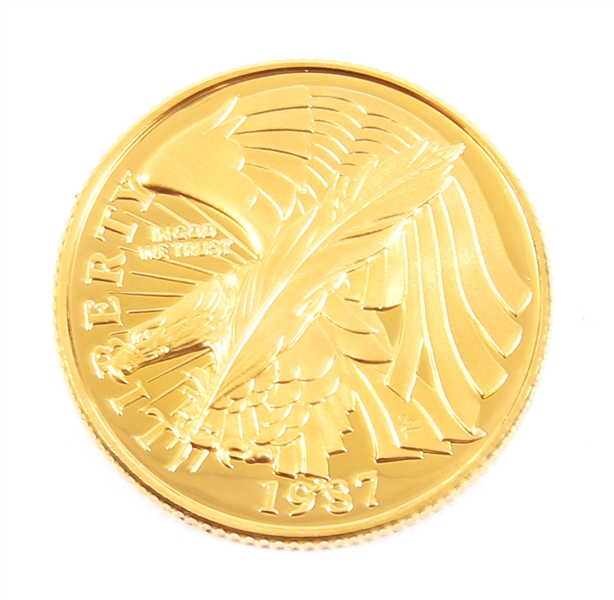 Lot Detail 1987 U.S. 5 CONSTITUTION BICENTENNIAL GOLD COIN