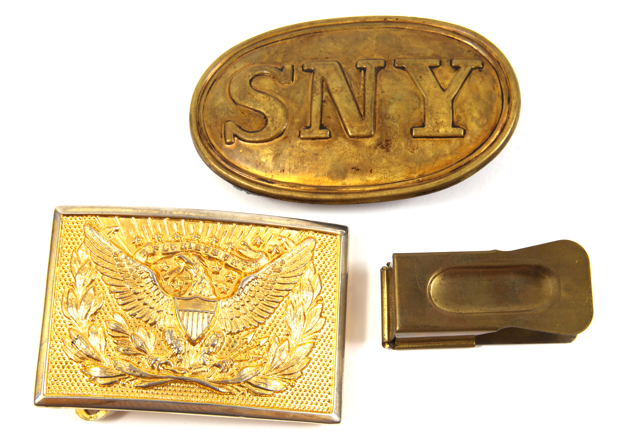 Lot Detail REPRODUCTION CIVIL WAR BELT BUCKLES LOT OF 2