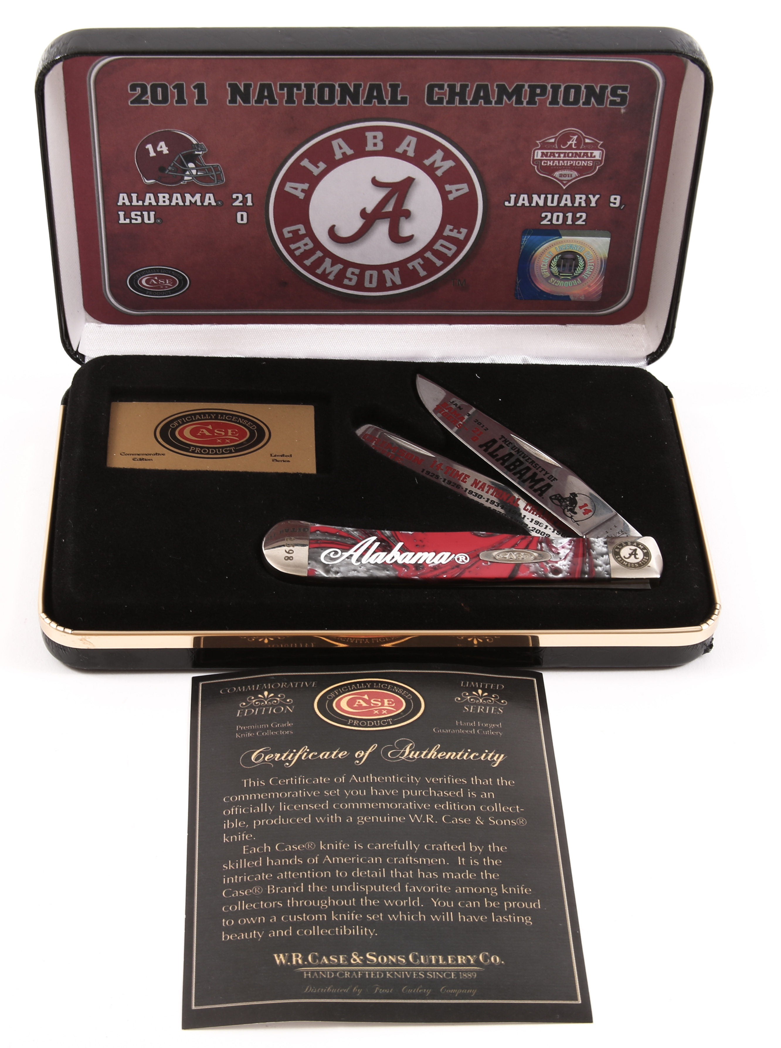 Lot Detail CASE XX 2011 ALABAMA NATIONAL CHAMPIONS POCKET KNIFE