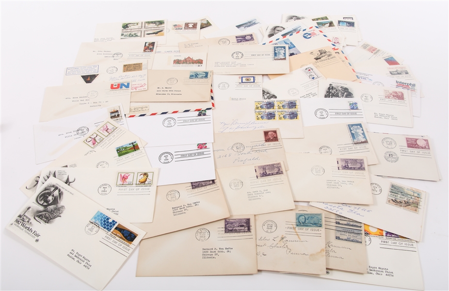 Lot Detail FIRST DAY ISSUE STAMP ENVELOPES/BLANK STATIONERY