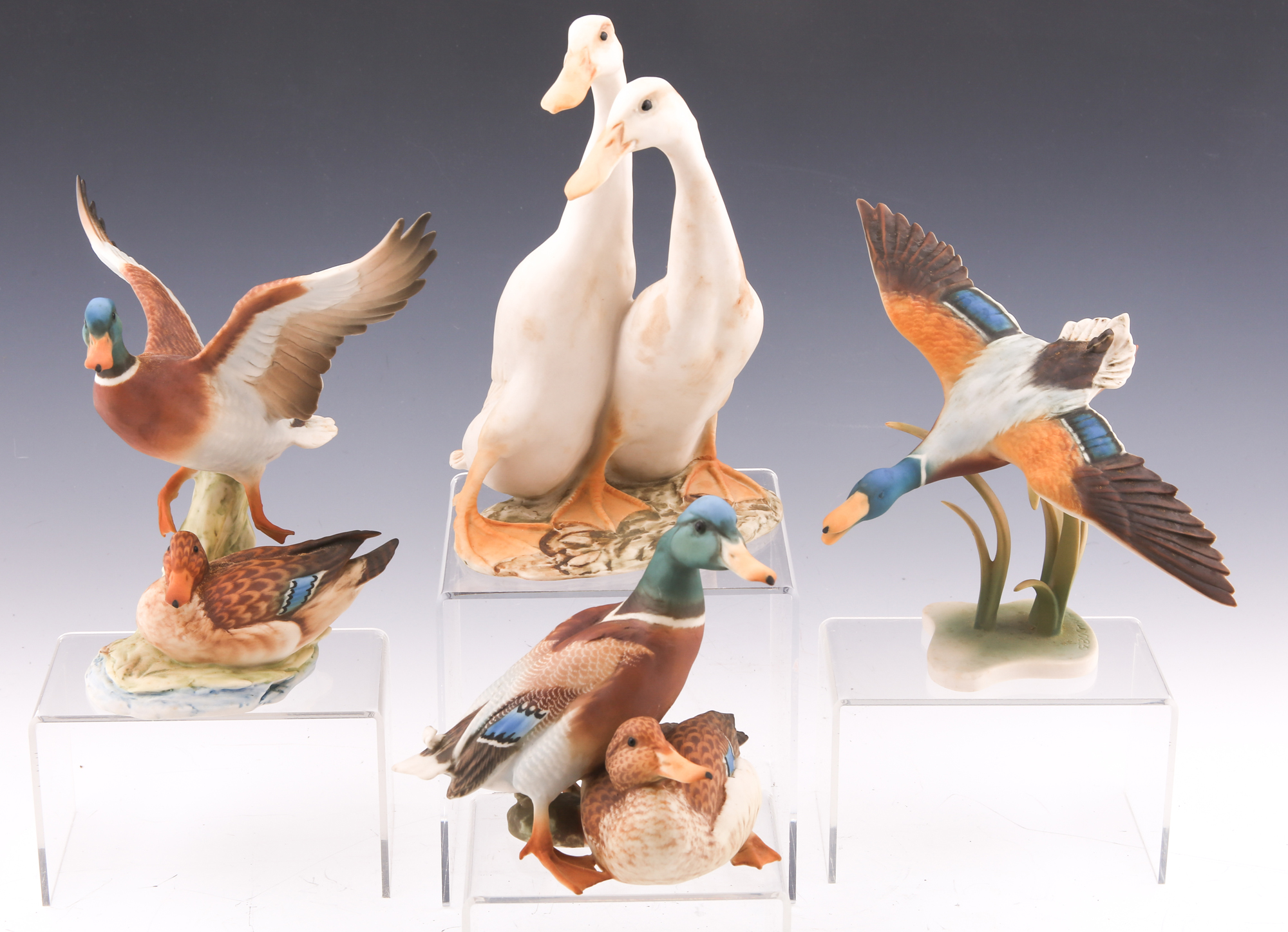 Lot Detail KAISER PORCELAIN DUCK FIGURINES