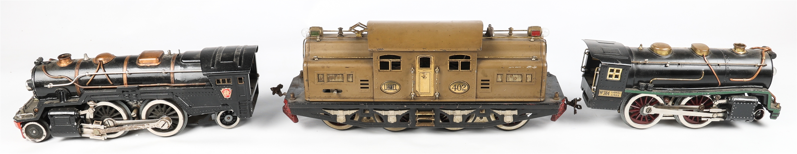 Lot Detail - LIONEL STANDARD GAUGE LOCOMOTIVE - LOT OF 3