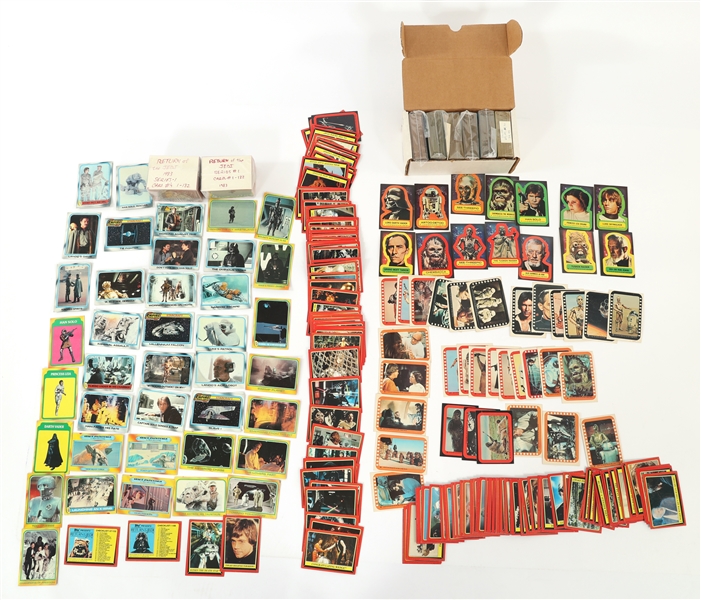 Lot Detail 19771983 STAR WARS TRADING CARDS