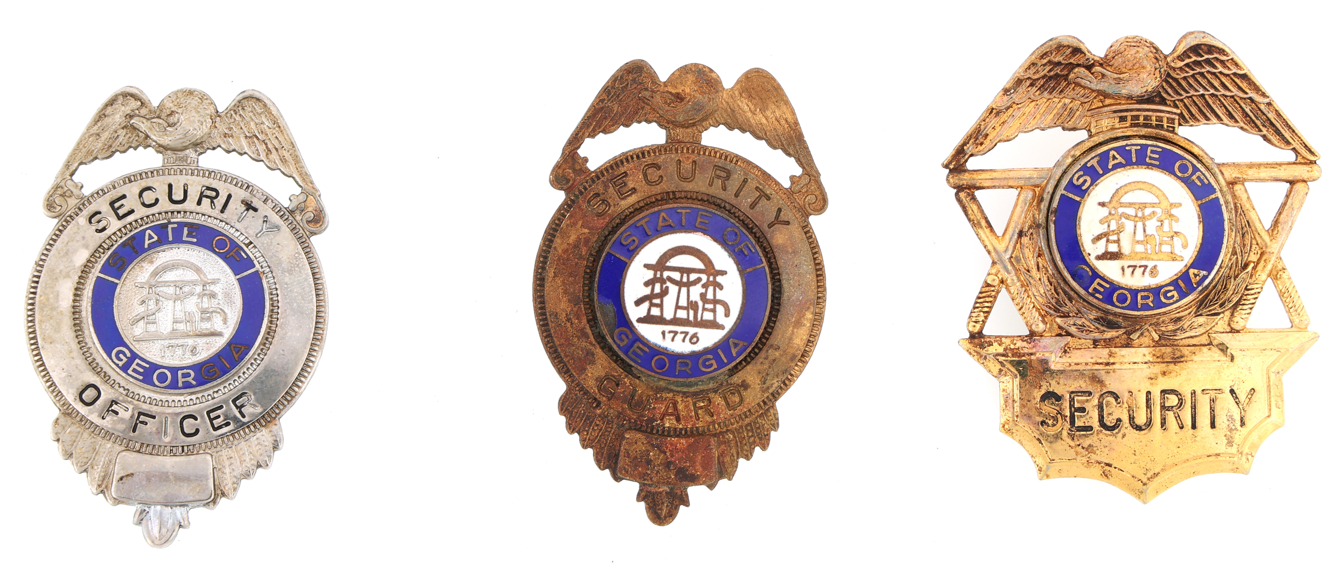 Lot Detail SECURITY BADGES LOT OF THREE