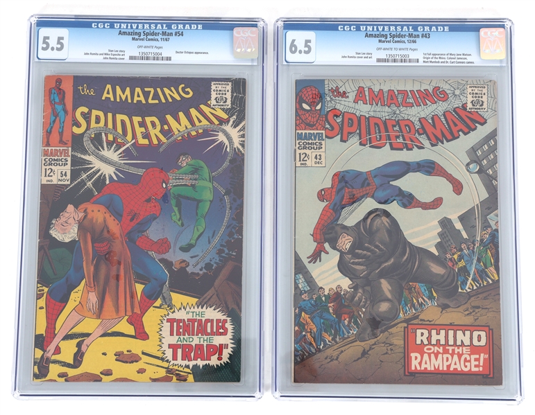 Lot Detail MARVEL THE AMAZING SPIDERMAN COMIC BOOKS CGC GRADED