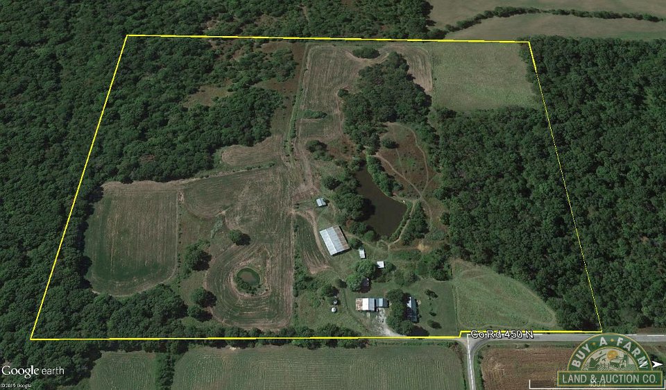 55+ Acres Hamilton County IL Wooded and Open 1786L Buy A Farm Land and Auction Company