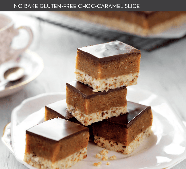 Caramel Slice NO BAKE GLUTEN FREE recipe Buy Australian Magazine