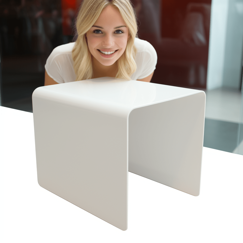 White Acrylic Risers Buy Bulk Displays