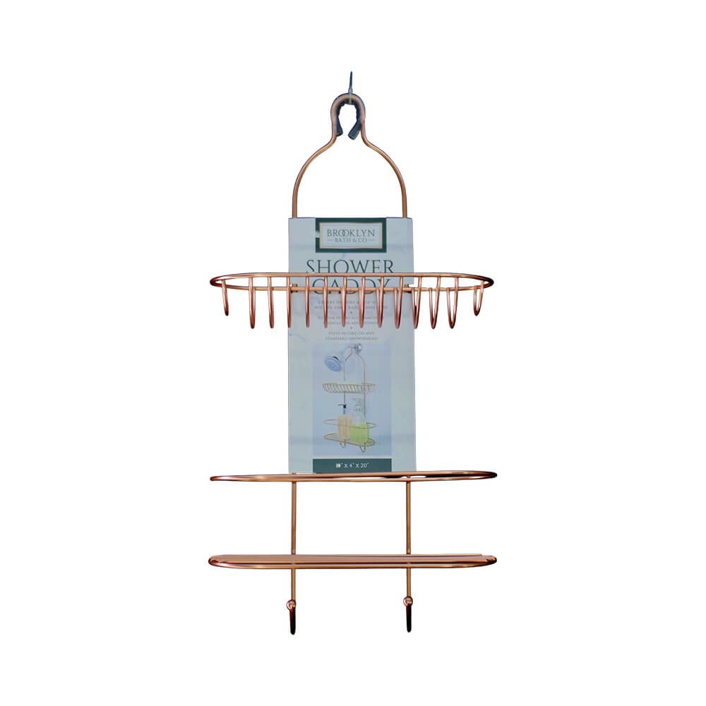 Brooklyn Bath Shower Caddy Rose Gold