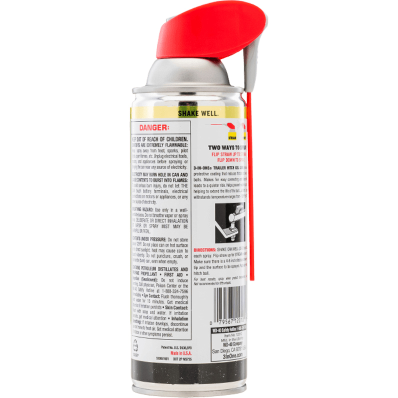 WD40 3 In 1 Trailer Hitch Gel Lubricant