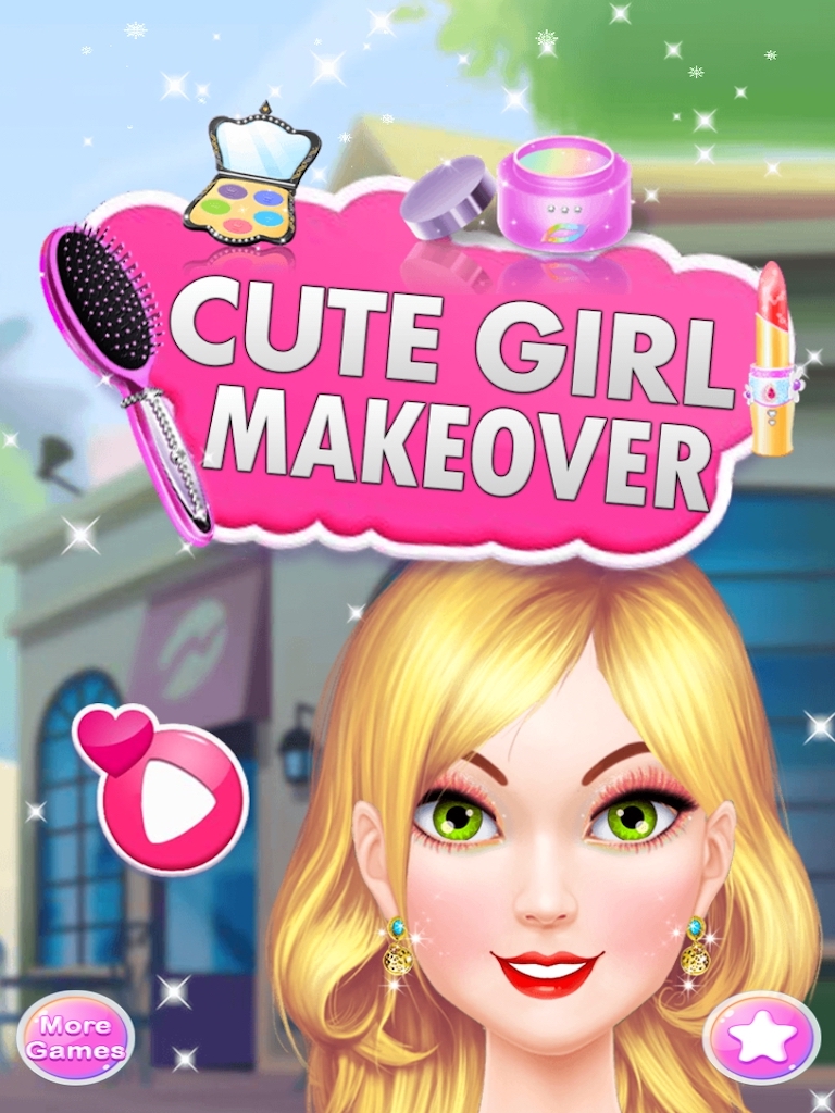 Cute Girl Makeover Salon Game For Kids + Ready For Publish
