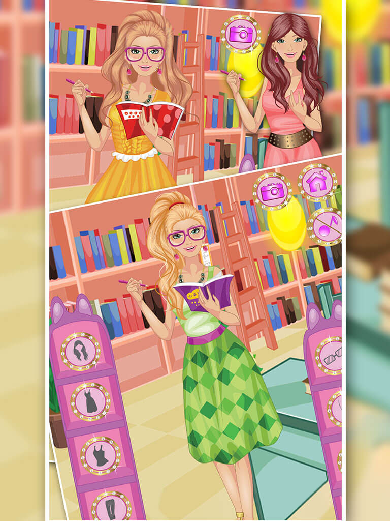 College Girl DressUp Game For Kids + Ready For Publish