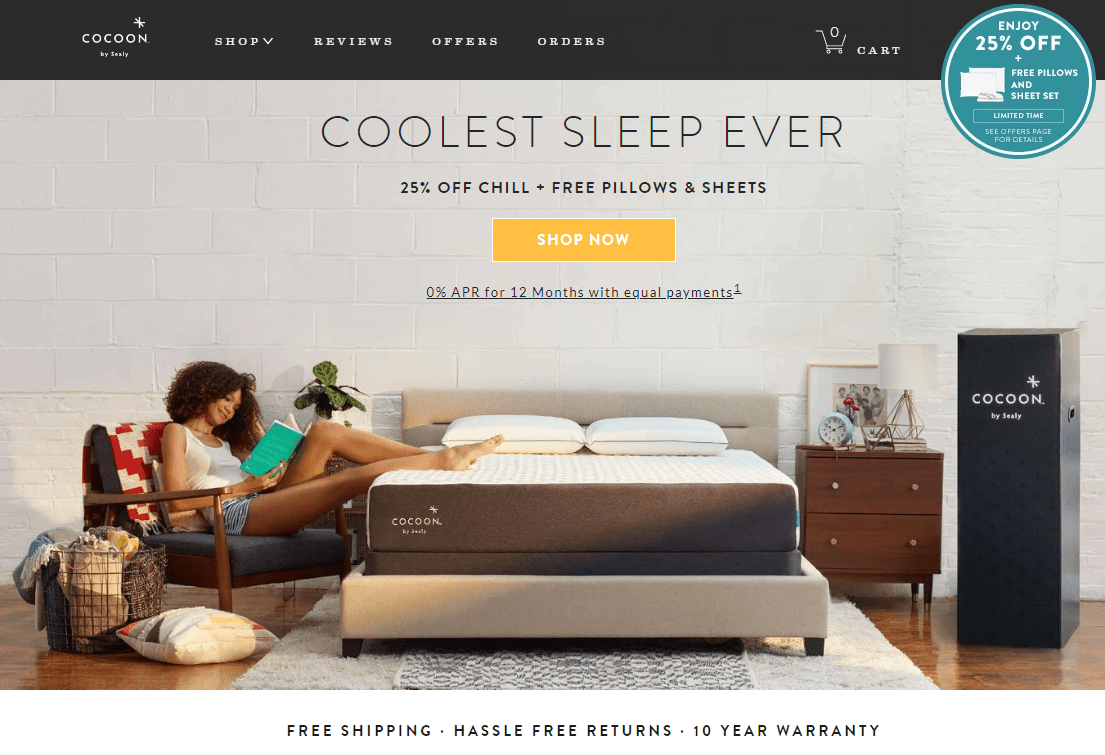 Cocoon by Sealy Buy Now Pay Later Stores